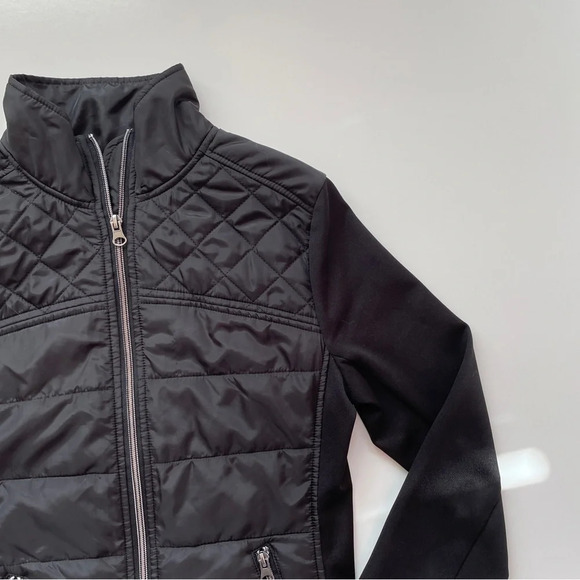 Express Quilted Padded Black Body Jacket Size XS - Picture 3 of 9